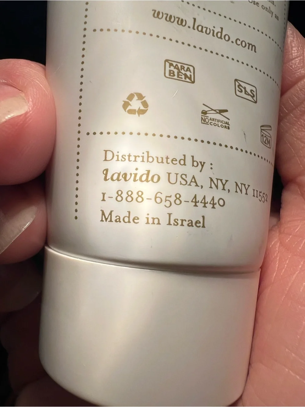LAVIDO made in Israel Purifying Facial Mask & Exfoliator - 1.69 oz NEW